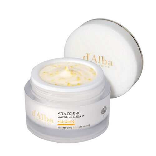 Многофункциональный крем для сияния и упругости кожи d'Alba Vita Toning Capsule Cream